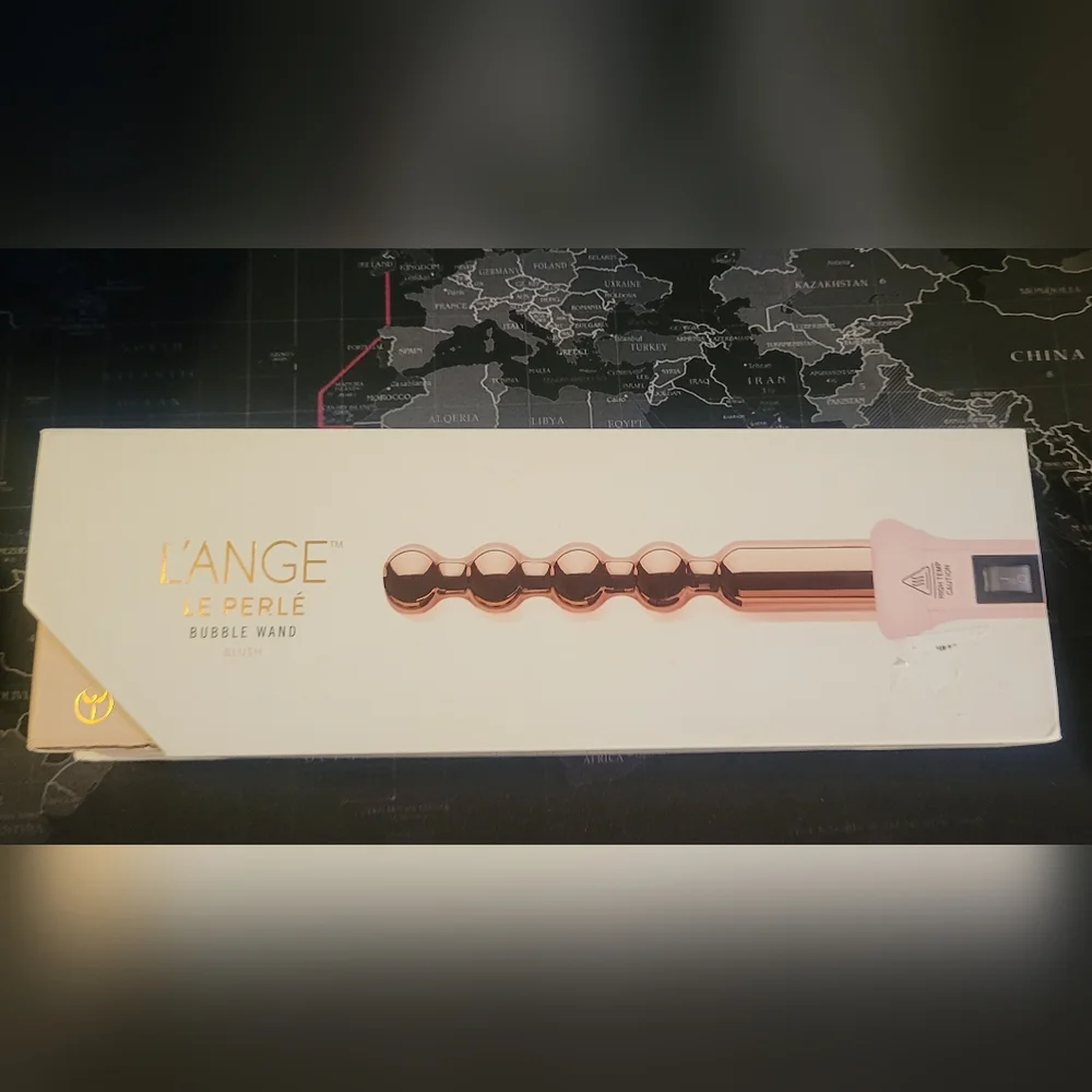 L'Ange Le Perlé Bubble Wand - Pink and Silver - Picture 2 of 4